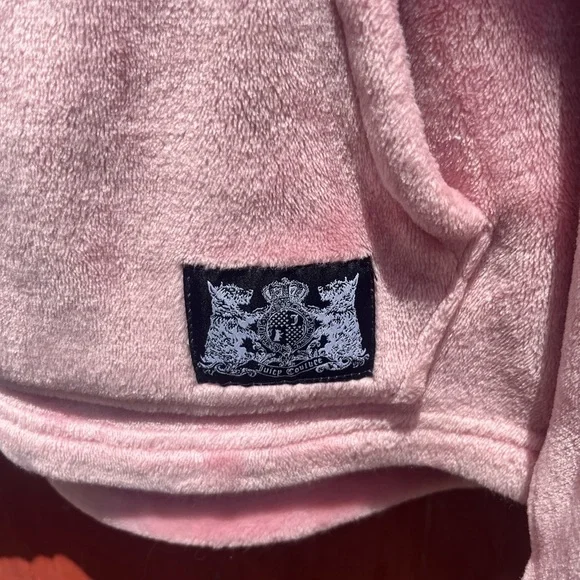 Juicy Couture Sport soft velour Hoody Half zip soft and warm with pockets - Picture 8 of 11